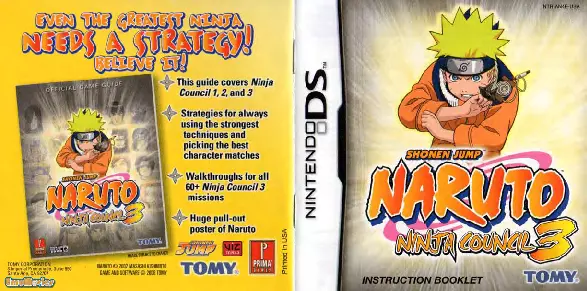 manual for Naruto - Ninja Council 3